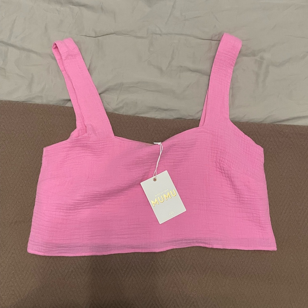 Show Me Your MuMu Vibrant Pink Top